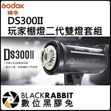 數位黑膠兔【 神牛 Godox DS300II 玩家 棚燈 二代 雙燈 套組 】閃燈 攝影燈 開年公司貨