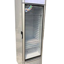 《利通餐飲設備》一路領鮮 352L 單門玻璃冷藏冰箱 冷藏展示冰箱 小菜櫃 有輪子