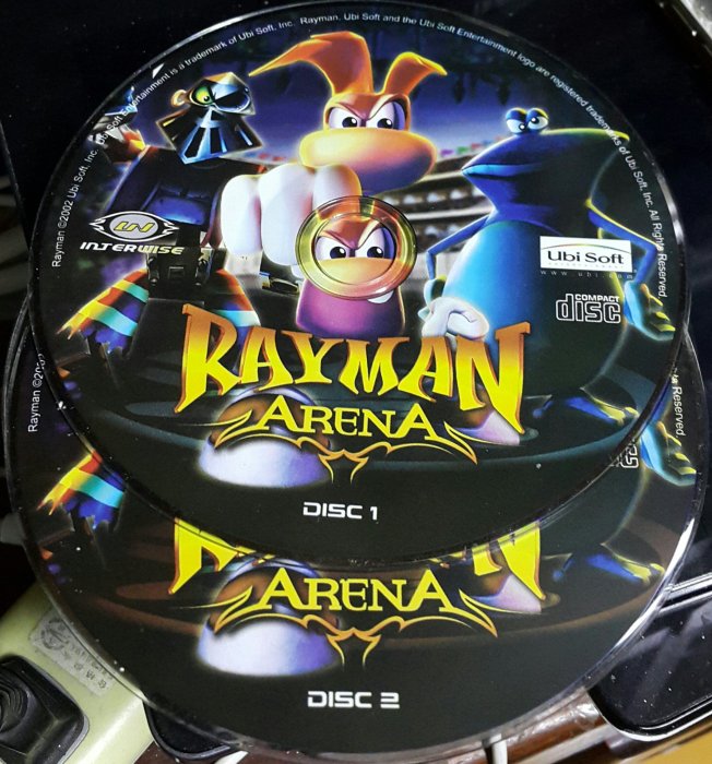 PC遊戲2款_每款售490--RAYMAN雷射超人_Arena（圖1) _ 雷射超人_Legends傳奇（圖2） / 二手