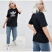 (嫻嫻屋) 英國ASOS-Adidas 三葉草LOGO t-shirt Top上衣 現貨M