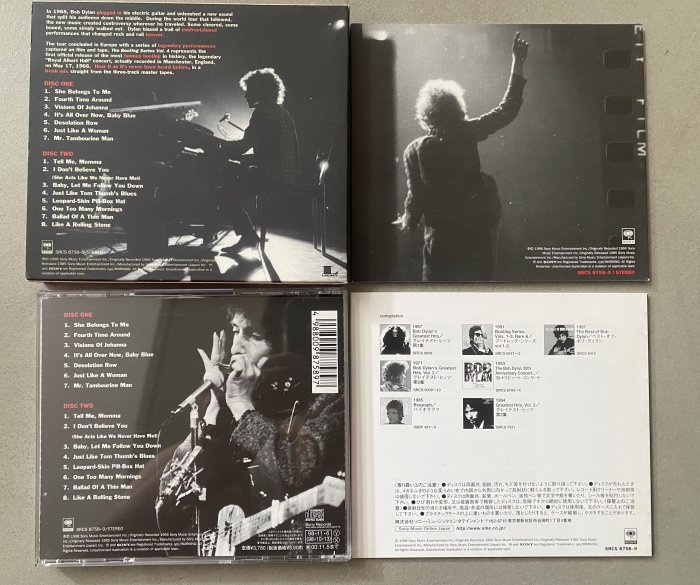 Bob Dylan The Royal Albert Hall Concert Bootleg 日本版 2 CD