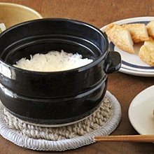 發現花園 日本選物 ~日本製 kamoshika 山口陶器 三合砂鍋 陶鍋 飯鍋~ 白色 / 黑色