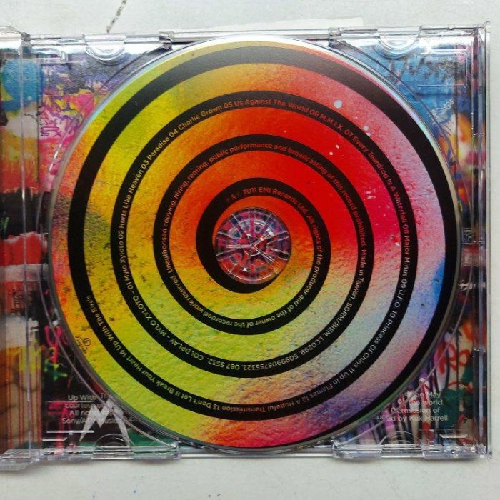 彩繪人生 Mylo Xyloto / 酷玩樂團 Coldplay 附側標 EMI發行