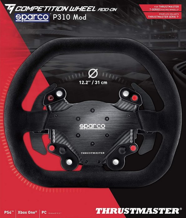 THRUSTMASTER TM COMPETITION SPARCO P310 MOD 賽車方向盤面 台灣公司貨 台中