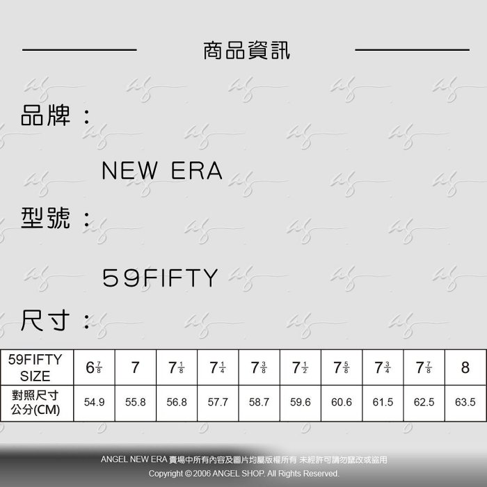 【ANGEL NEW ERA】NEW ERA MLB 堪薩斯 皇家 59FIFTY 復古 正式球員帽 寶藍色 棒球帽