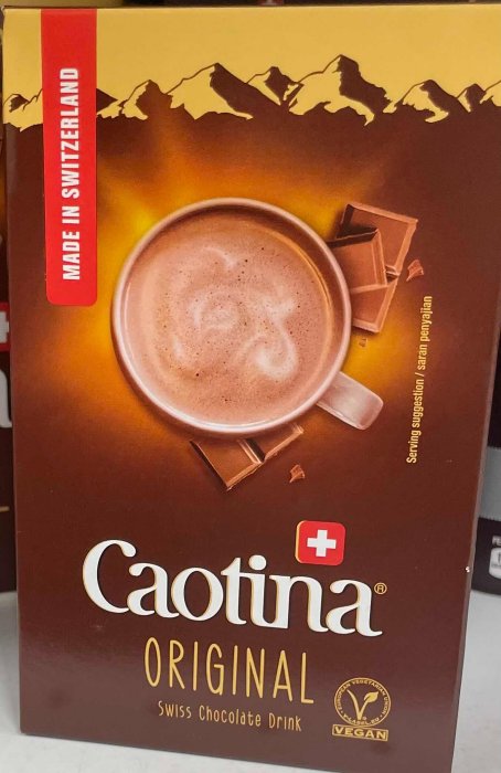 3/17前一次買2盒單盒247瑞士可提娜 Caotina 頂級巧克力粉 (分享包10入x15g) 有巧克力粉皇后的美稱 7%瑞士純正巧克力+19%瑞士低脂可可