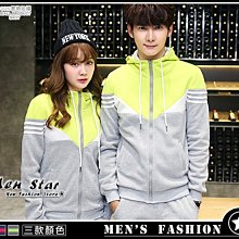 【Men Star】免運費 韓版拚色運動外套 羽絨外套 防風外套 男 女 媲美 a&f levis roots lee