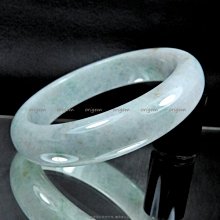 珍珠林~加寬厚板美圓鐲~A貨緬甸翡翠種俏色灑金翠玉(內徑56mm, 手圍18號半) #790
