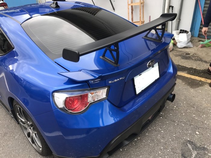 ☆光速改裝精品☆SUBARU BRZ 類STI 尾翼 後擾流 ABS