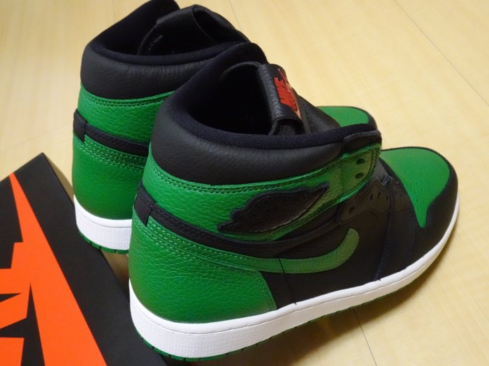 NIKE AIR JORDAN 1 RETRO HIGH OG PINE GREEN 黑綠皮革荔枝皮555088