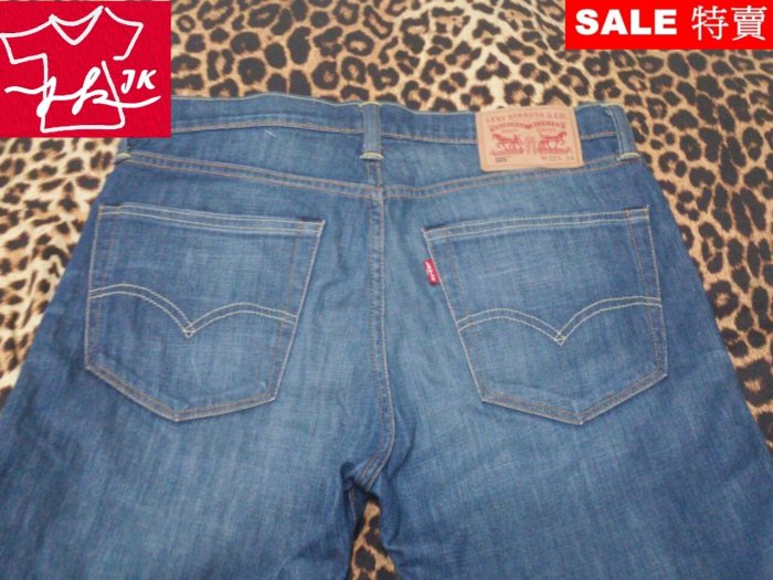 專櫃品牌 Levis 505 牛仔褲 窄直筒 彈性布料-男款-藍-32腰【JK嚴選】