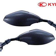 YC騎士生活_KYMCO光陽原廠 卡夢 後視鏡 仿玻纖 後照鏡 VJR G5 G6 GP Racing雷霆王．左右一對裝