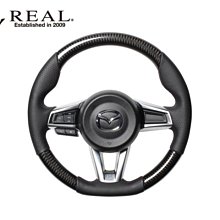 【Power Parts】日本 REAL CARBON 方向盤(黑) MAZDA MX-5 ND 2016-