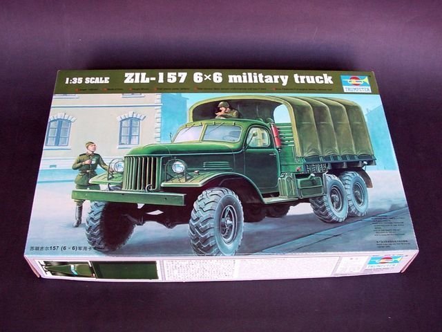 現貨 1/35 Trumpeter 蘇聯 吉爾157 ZIL-157（6X6）軍用卡車01001