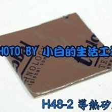 小白的生活工場*H48-2 導熱矽膠(單面背膠3M467)30*30*1.1mm*