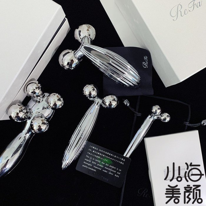 現貨 眼部按摩器ReFa CARAT FACE雙球滾輪美容儀按摩器鉑金面部提拉緊致打造V臉