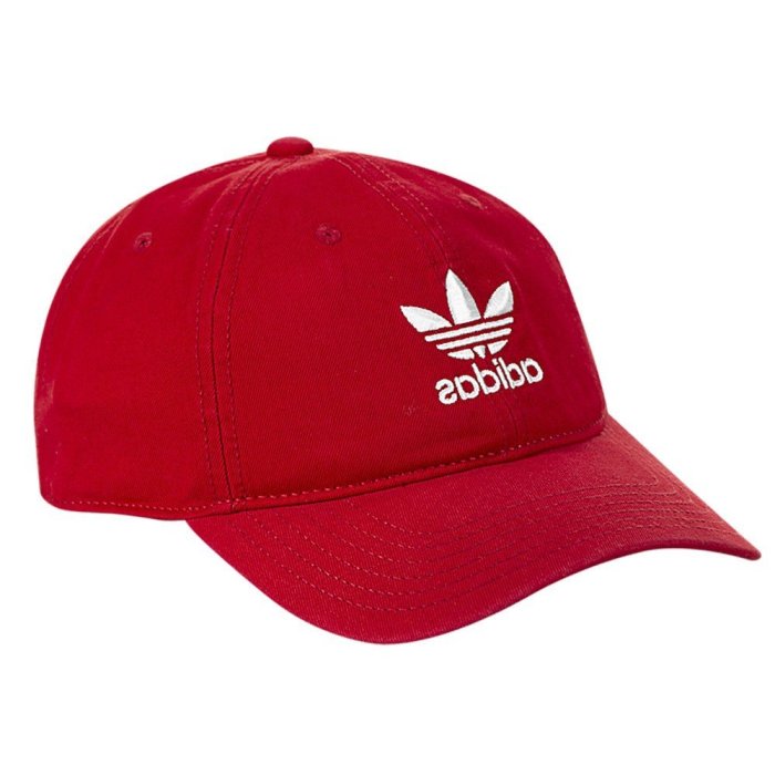 【A-KAY0】ADIDAS RELAXED STRAPBACK RED 老帽 紅白【CI7678】