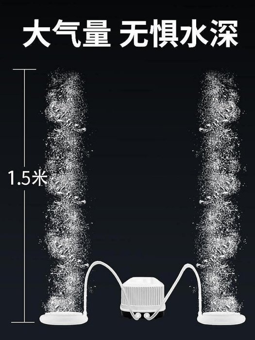 優選鋪~森森魚缸氧氣泵超靜音 養魚小型家用打氧增氧機無聲大氣量充氧泵