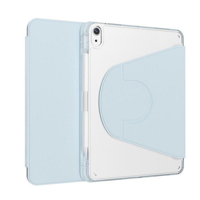 適用蘋果air45保護套720°旋轉iPad保護殼pro11平板亞克力iPad789平板電腦保護套 休眠 防摔 保護殼