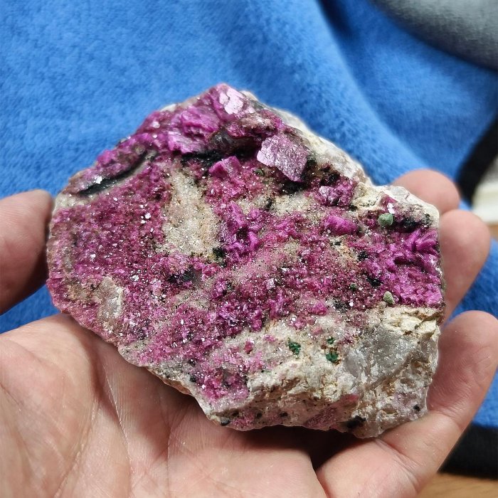 [友克鑫礦業]em10-鈷方解石 濃豔 Cobaltoan Calcite 剛果 含鈷方解石