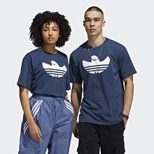 南◇2021 5月 ADIDAS SHMOOFOIL 短袖上衣 愛迪達  短T 深藍色 滑板小鬼魂 GL9955 三葉草