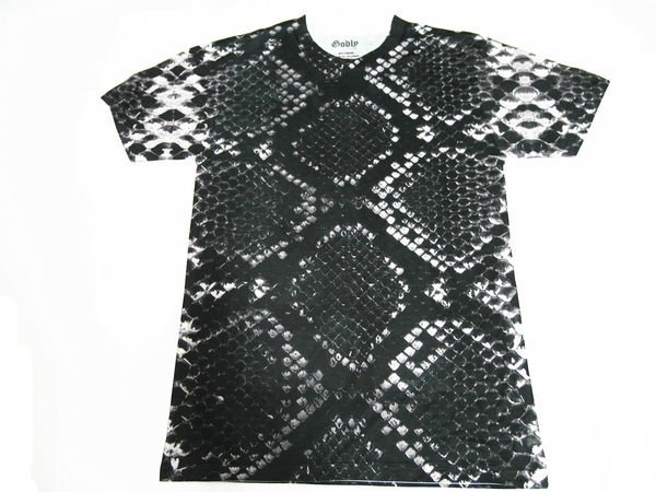 【HYDRA】美國品牌 GODLY Black Python Snake 蟒蛇 蛇紋 TEE S M L