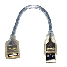 小白的生活工場*USB2.0鍍金A公A母 20cm  (US0051)~~現貨