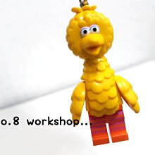 ☆【樂高公仔館】☆【LEGOLEGO芝麻街系列Big Bird大鳥鑰匙圈】☆【LEGO854194】☆大鳥