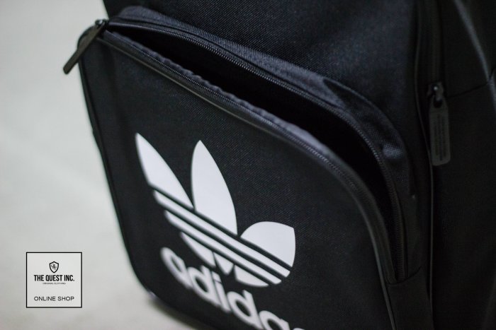 【QUEST】現貨 ADIDAS ORIGINALS BACKPACK 經典 大LOGO 三葉草 後背包 BK6723