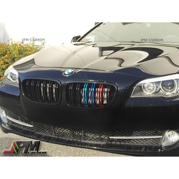 全新 BMW F10 F11 M5 LOOK 亮黑金屬三色 雙線Grille 水箱罩 大鼻頭 水箱護罩