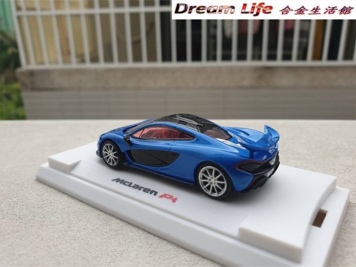 Colorful Model 精品】1/64 Mclaren P1 麥拉倫有尾翼~全新藍色~現貨