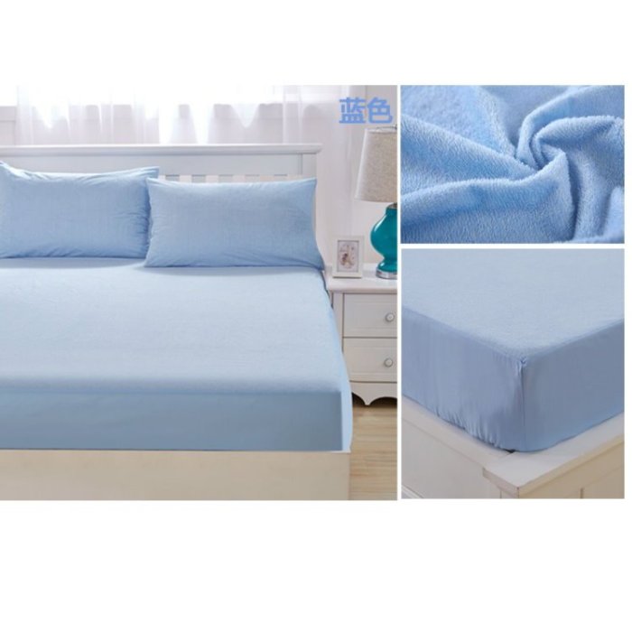 【100%防水透氣-床包式】【5尺雙人(無枕套)】防水保潔墊 床包式保潔墊 床包  戒尿布 床單