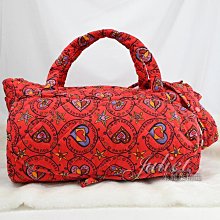 【茱麗葉精品】二手精品 【9成新】YOUNG VERSACE 經典LOGO藝術圖案兩用媽媽包.紅#413 現貨