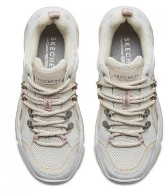 安安精品保證正品~SKECHERS 斯凱奇女綁帶時尚增高運動鞋74238 OFWT