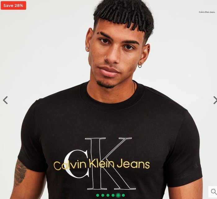 現貨 2XL 大尺碼 CK 品牌短T Calvin Klein Jeans 美式輕時尚 質感短袖T恤 黑色 型男