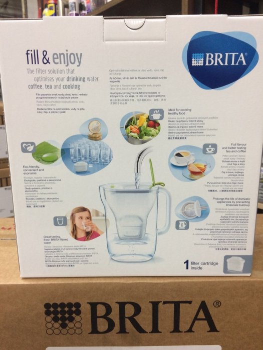 【BRITA 德國】STYLE、XL、2.4L、濾水壺/綠色、附濾芯1顆，一盒裝【德國原裝進口】