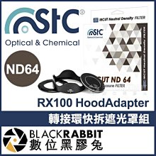 數位黑膠兔【 STC HoodAdapter Sony RX100 轉接環快拆遮光罩組 + ND64 46mm 】減光鏡