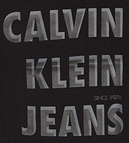 CK Calvin Klein Jeans 小V 短袖 T恤  漆皮印花 立體大LOGO  現貨