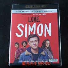 [4K-UHD藍光BD] - 親愛的初戀 Love , Simon UHD + BD 雙碟限定版