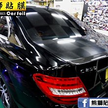 【熊獅貼膜】BZNE C250 5D碳纖維卡夢車頂、後車廂、小鴨尾包膜 Lexus ES Lexus RX RAV4