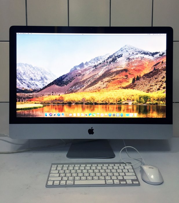 ＊ibuy2009＊ iMAC 27" i5 桌上型一體成型電腦含無線鍵盤 二手 #5