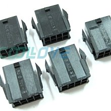 小白的生活工場*PCI-E/主機板 8PIN 改裝用電源母座接頭1包5顆(黑色)*