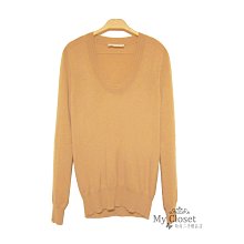 My Closet 二手名牌 Chloe 駝色 100% Cashmere 長袖毛衣