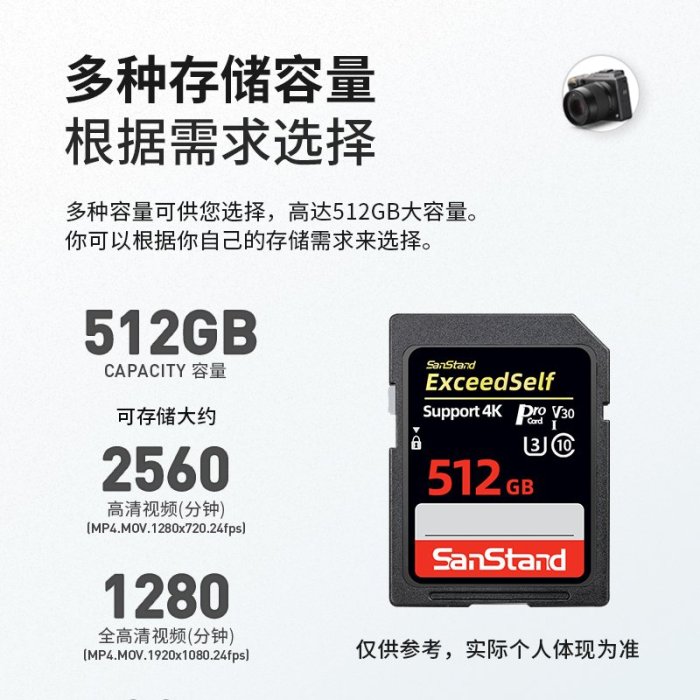 富士相機儲存卡SD內存卡32G微單反數碼相機專用U3高速卡XA5/XA7/XF10/S9900W攝像機4K高清內存儲卡sdxc大卡滿額免運