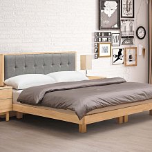 【尚品傢俱】HY-A150-01 哥本哈根實木5尺布面床頭片 / 6尺布面床頭片