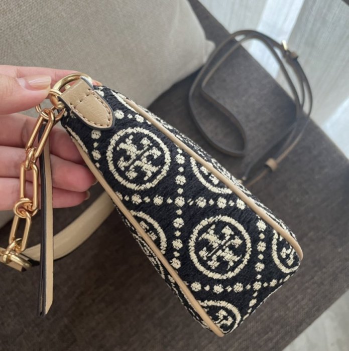 品牌特賣店 美國代購正品 全新 TORY BURCH TB 1619 提花手提腋下包 女包美國100%正品代購 附件齊全