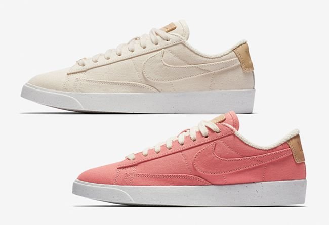 【海外限定】Nike WMNS Blazer Low Plant Color 滑板鞋 米白 粉 網美 女生尺寸