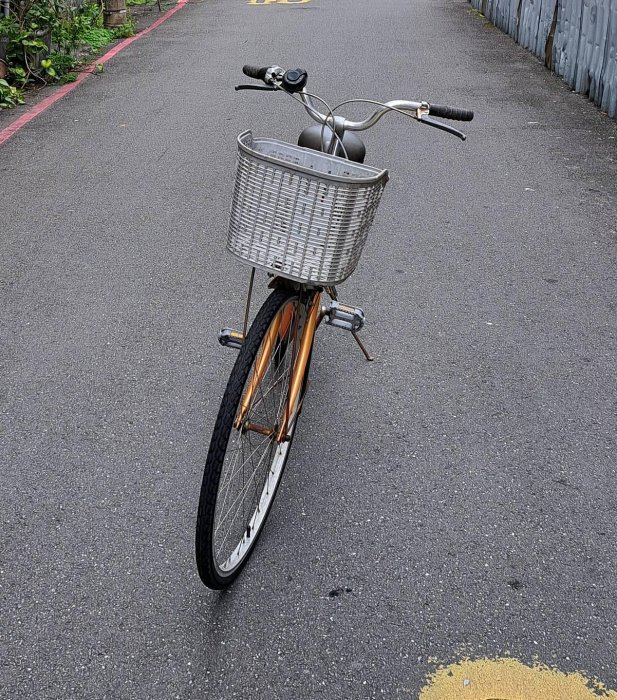 二手~GIANT捷安特 T806 鋁合金26吋 6速 低跨點淑女車腳踏車 學生車 女款通勤車 買菜車 自行車~附前置物籃