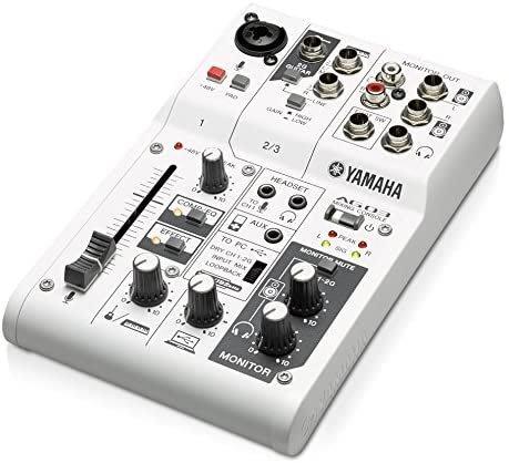 日本YAMAHA 山葉AG03 Mixer 混音器USB 錄音直播podcast 錄音室【全日空