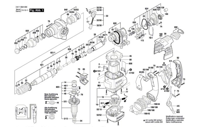 ~永銓工具~ BOSCH GBH3-28DRE  自動套筒組#821-1#C2-5#1 617 000 693